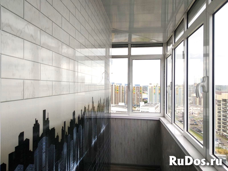 Обшиваю балконы  вагонкой, панелями   в  Красноярске изображение 3