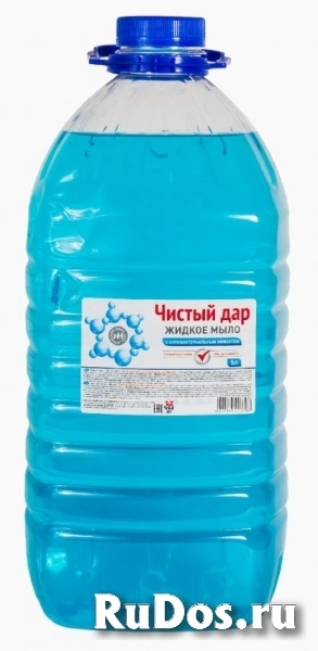 Стеклоомывающая жидкость синяя -30С 4л фото