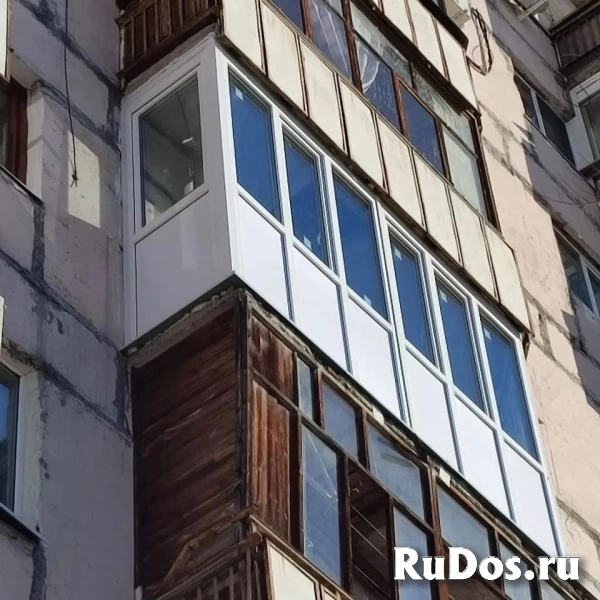 Установка окон, остекление балконов фотка