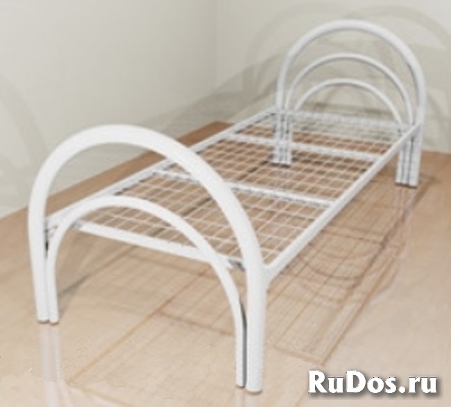 Недорогие кровати металлические для бытовок, времянок изображение 5