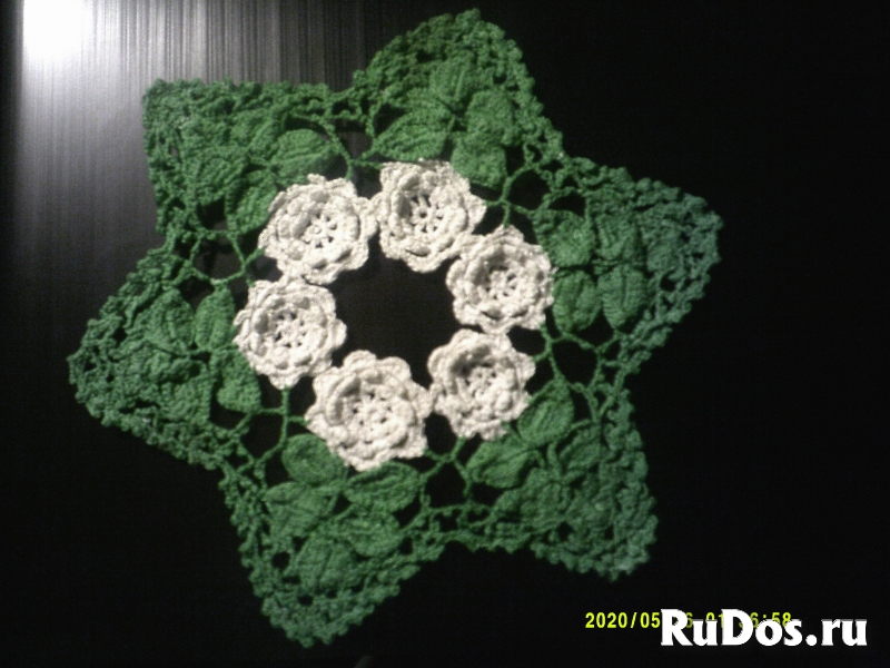 салфетка "Розы". Ирландское кружево фотка