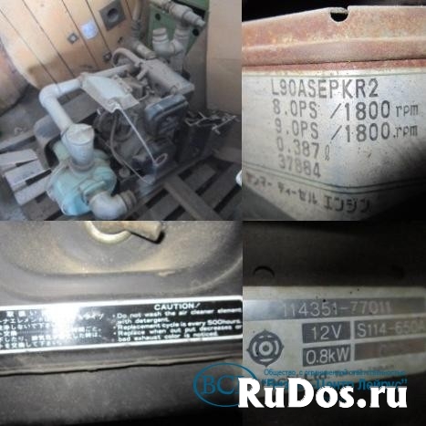 Насос водяной дизельный мотопомпа L90ASEPKR2 мощность 6кВт фотка