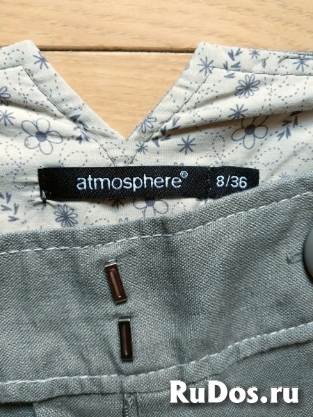 Брюки льняные женские Atmosphere. Размер на RUS 42 изображение 7