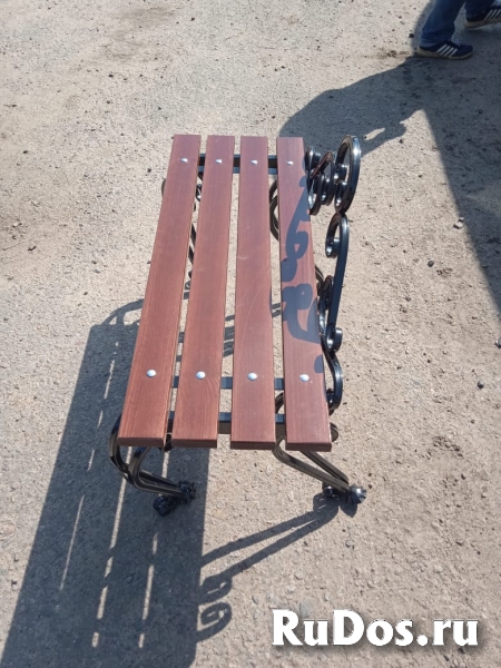 Скамейка садовая (парковая) кованая СкФ изображение 7