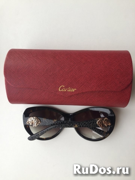 Очки женские новые cartier копия люкс цвет стекла коричневый боло изображение 5