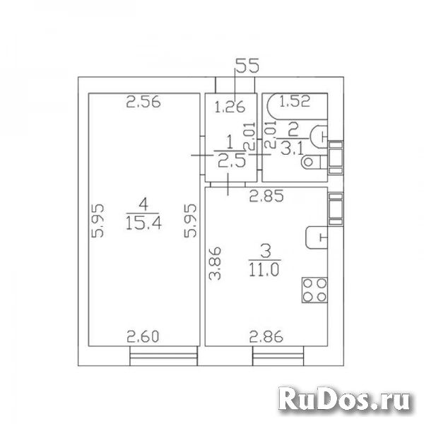 Продам 1 комнатную квартиру 32 м2 фотка