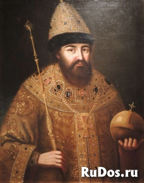 Монета Копейка медная 1655-1663 П Алексей Михайлович Псков Медный бунт. фотка