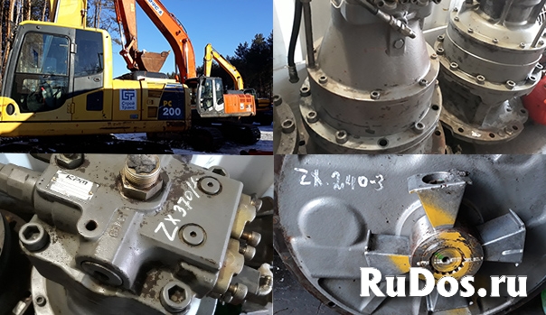 Hitachi zx200, zx210 zx230 запчасти оригинал бу, новые фотка
