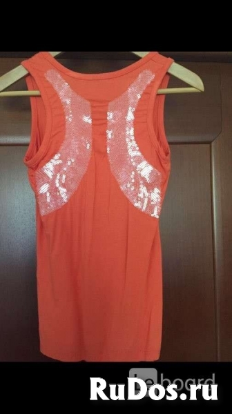 Майка топ новая женская pologarag турция 42 44 s м размер оранжев изображение 3
