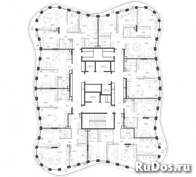 Продам 1 комнатную квартиру 42.1 м2 фотка