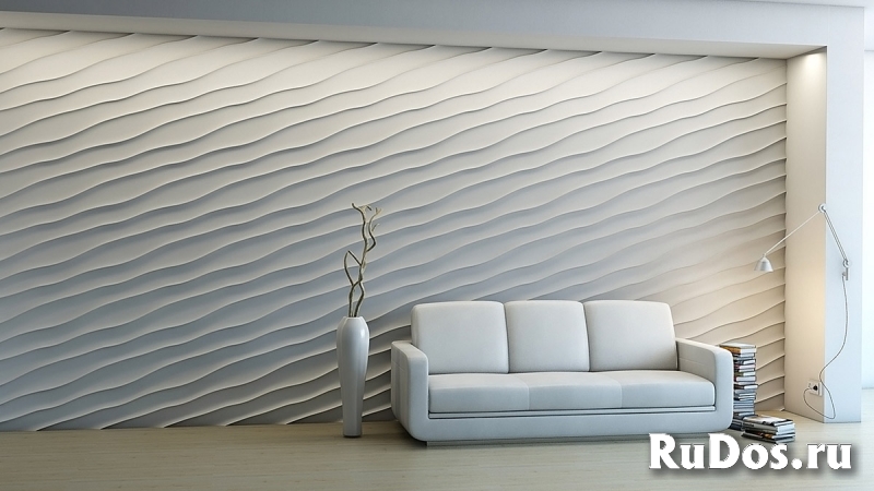 Зд панель Волна диагональная крупная изображение 5