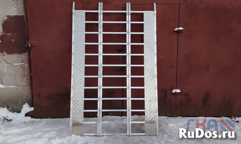 Аппарели алюминиевые для снегохода и квадроцикла с покрытием фото