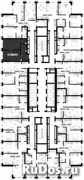 Продам 1 комнатную квартиру 40.3 м2 изображение 3