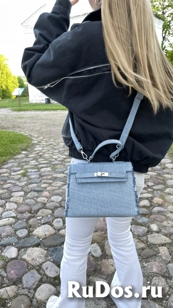 Сумка джинсовая женская изображение 5