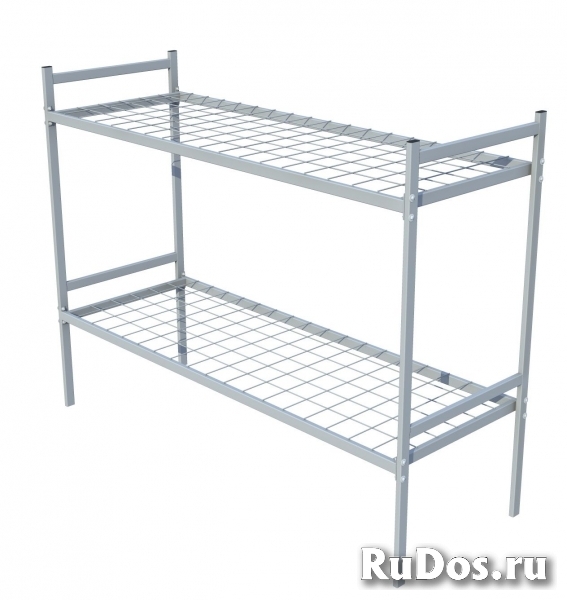 Бюджетные кровати металлические в хостелы изображение 6