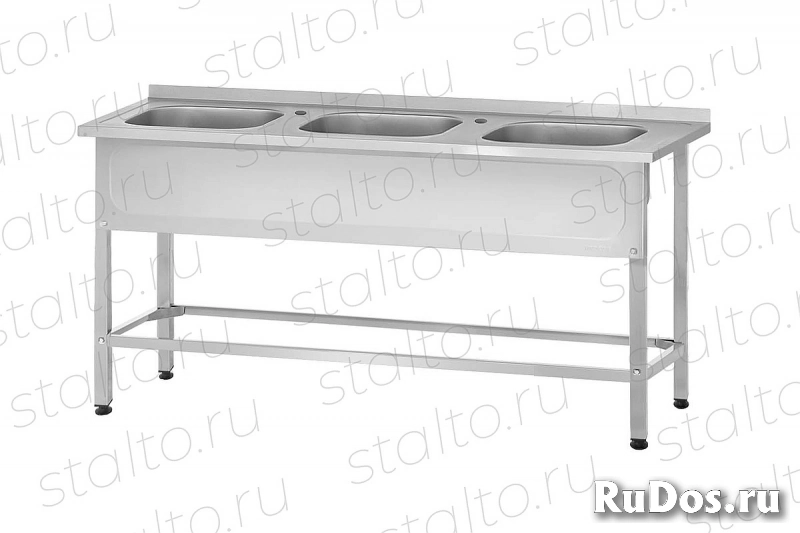 Ванна моечная (сварная, цельнотянутая) изображение 6