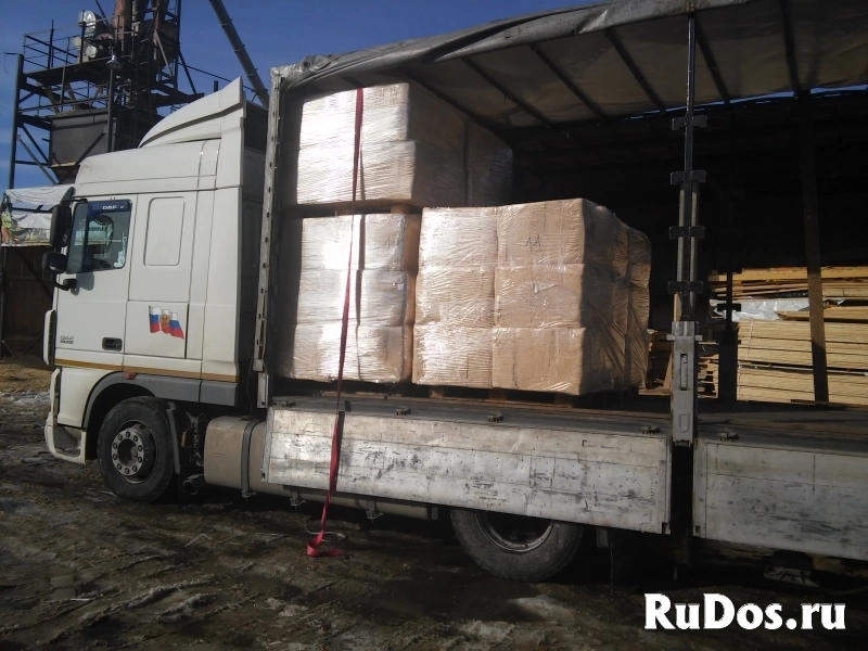 Опилки, Стружка (хвойные) - в брикетах (опт от производителя) - подстилка для с/х предприятий с ДОСТАВКОЙ в ваш регион. изображение 6