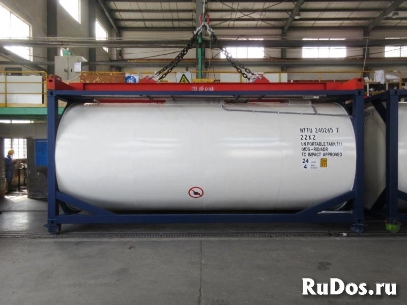Танк-контейнер тип Т11 объём 24м3 для перевозки компонентов эмульсионных взрывчатых веществ, новый изображение 5