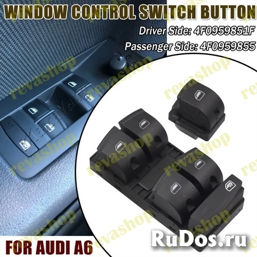Кнопка стеклоподъёмника для Audi Q7 4L A6 RS6 A3 8P1 8PA Блок кнопок управления стеклоподъёмниками AUDI A3 / A6 / Q7, кнопки стеклоподъёмника Audi A6 изображение 3