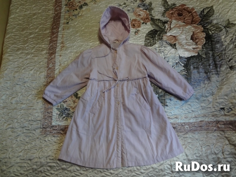 Пальто детское демисезонное на девочку 7-8 лет фото