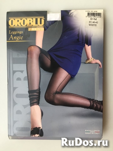 Лосины новые oroblu 46 м белые сетка стретч брюки леггенсы леггин изображение 3