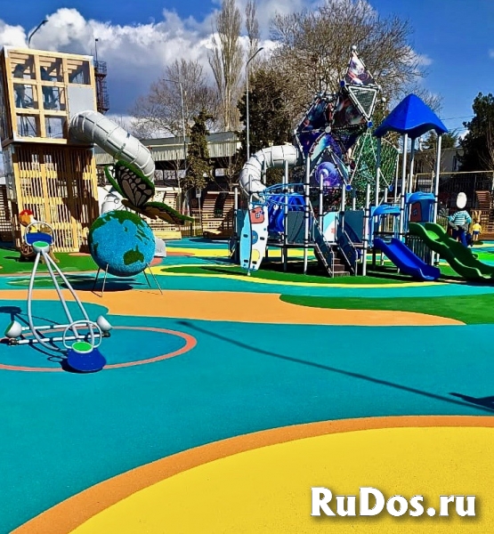 Резиновое покрытие спортивных и детских площадок изображение 5