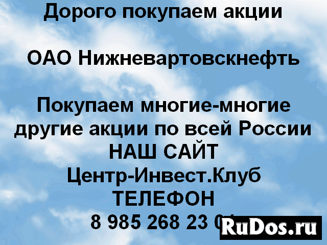 Покупаем акции ОАО Нижневартовскнефть фото