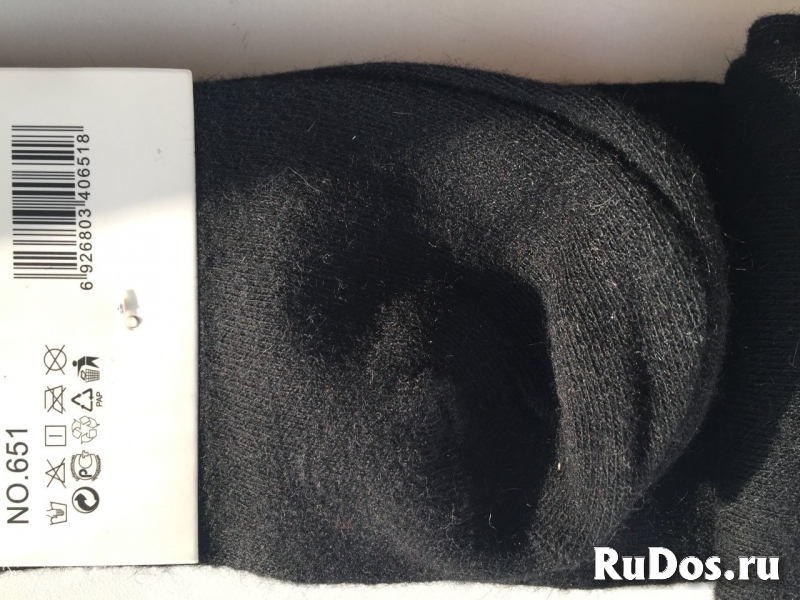 Чулки новые dover 42 44 46 u s m черные вязаные шерсть высокие те изображение 4