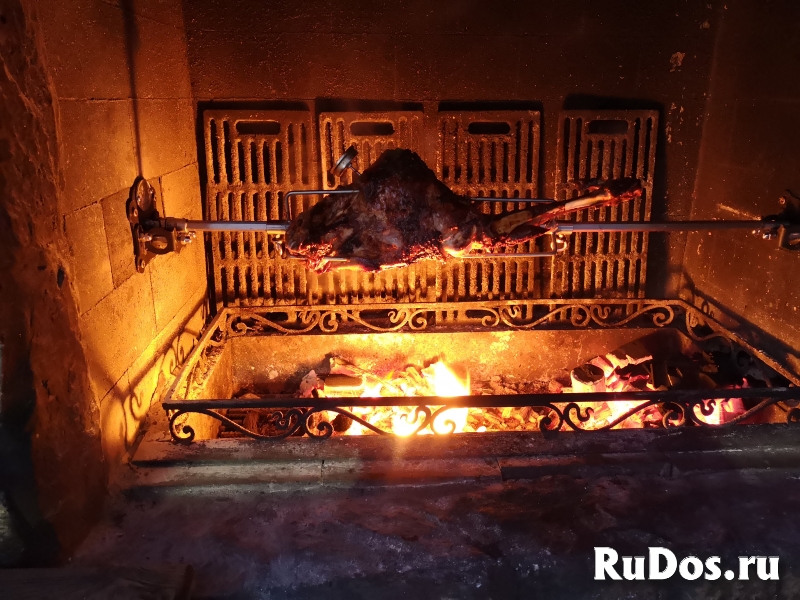 Электро-вертел для печки фото