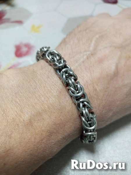 Браслеты и цепи кольчужного плетения изображение 5