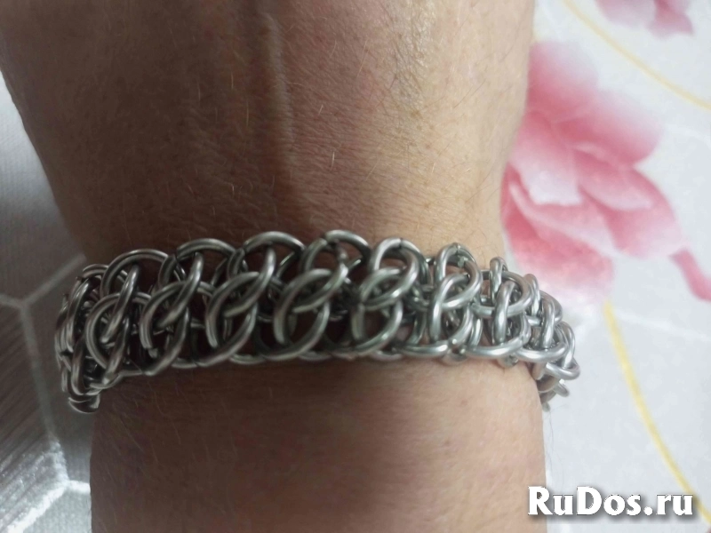 Браслеты и цепи кольчужного плетения изображение 8