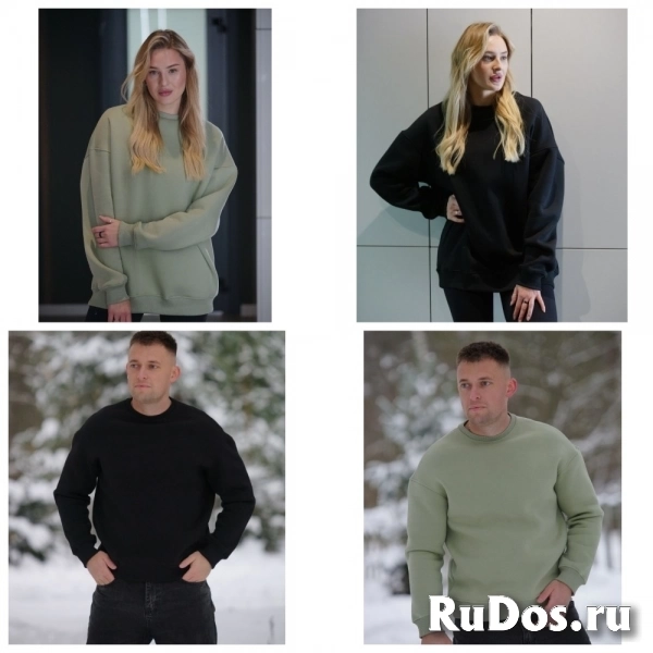 Свитшот мужской с начесом изображение 9