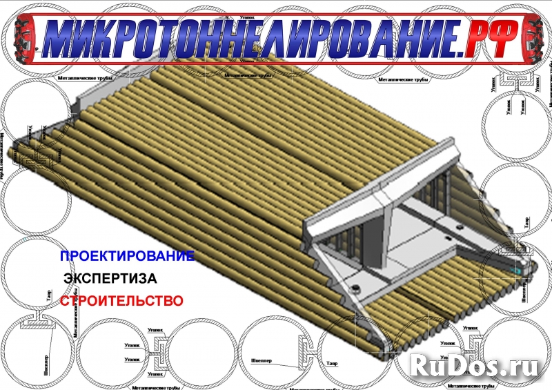 Путепровода тоннельного типа методом Защитный экран из труб изображение 6