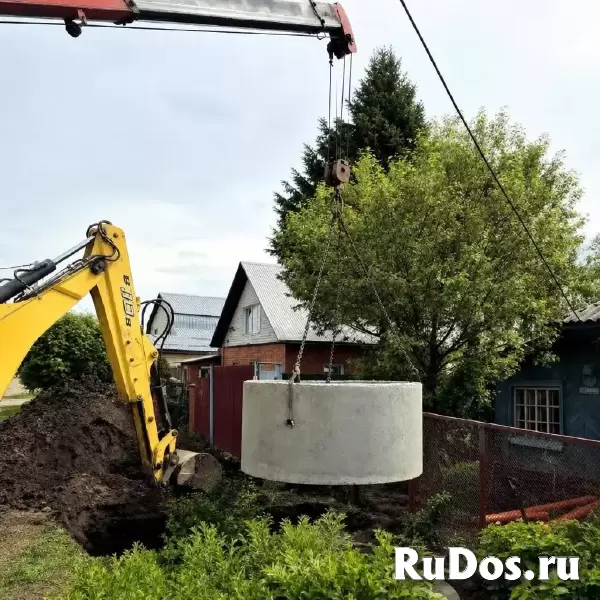 Монтаж сливных ям под ключ и бетонные работы изображение 3