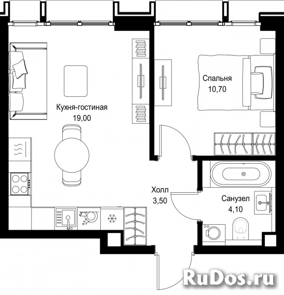 Продам 1 комнатную квартиру 37.3 м2 фотка
