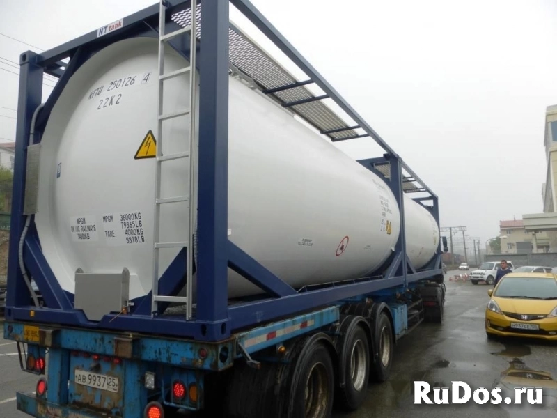 Танк-контейнер объём 25м3 тип Т4, для перевозки нефтепродуктов, новый. изображение 3