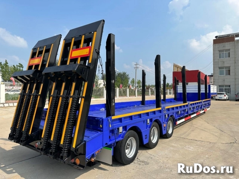 Полуприцеп-трал с трапами TONGYADA CTY9603TDPS низкорамный, 3-оси, новый изображение 8