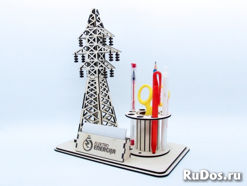 Настольный органайзер "ЛЭП" - сувенир для энергетиков изображение 9