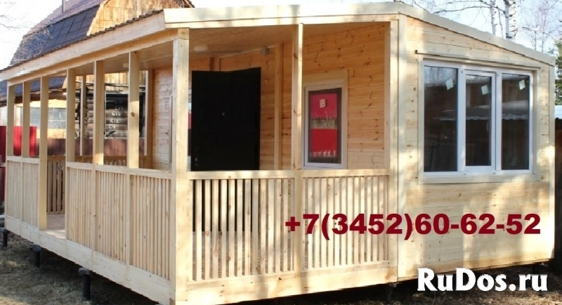 Модульный дачный дом 28 м2 с верандой. изображение 8