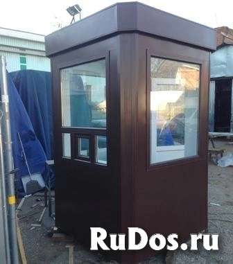 Пост охраны тип п-2, 1,5х1,5х2,5м, строгий стиль изображение 11