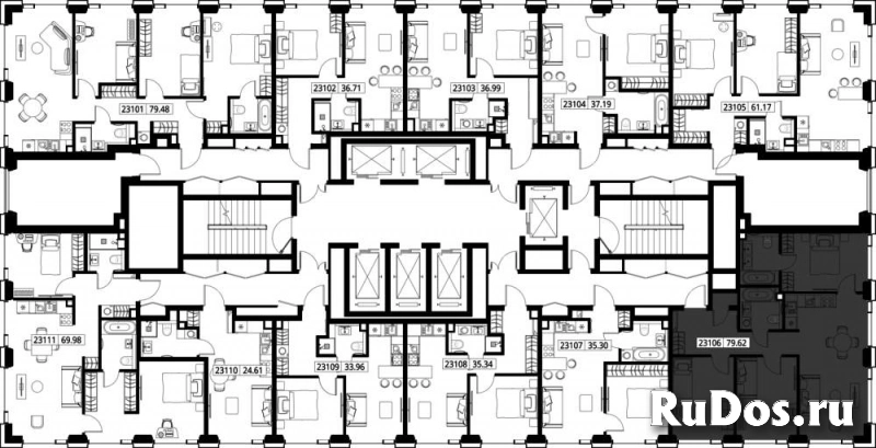 Продам 3 комнатную квартиру 79.62 м2 изображение 3