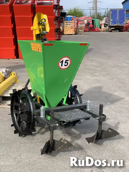 Картофелесажалка однорядная бункер 90кг изображение 3