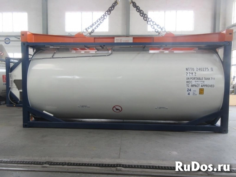 Танк-контейнер тип Т11 объём 24м3 для перевозки солевых растворов, новый. изображение 3