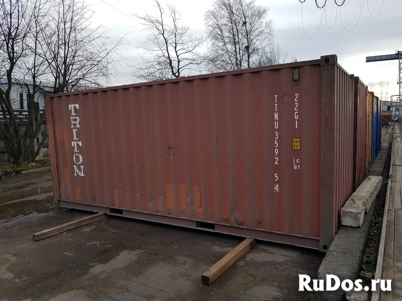 Контейнер 20 футов — продажа морских контейнеров в СПб с доставкой изображение 3