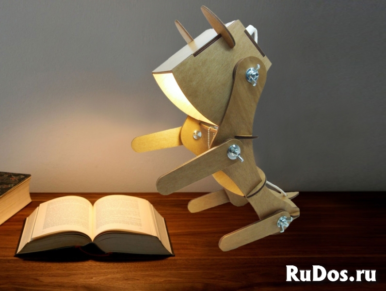 Настольная лампа-трансформер "ТехноПёс" фото