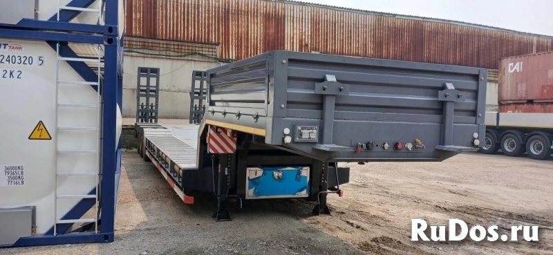 Полуприцеп-трал с трапами TONGYADA CTY9603TDPS негабарит с понижением, 3-оси, новый. изображение 4
