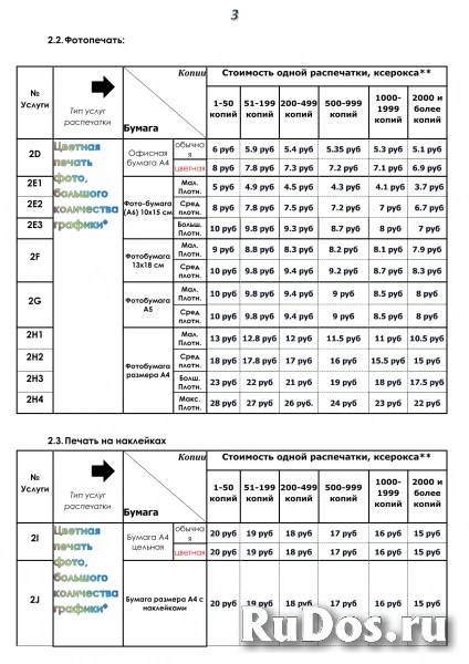 Распечатка фотографий и документов изображение 10