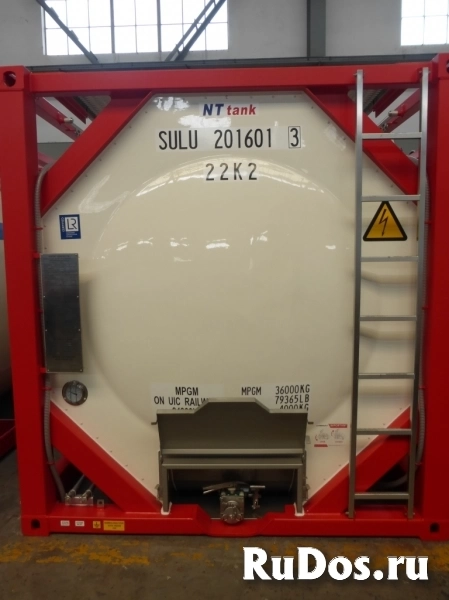Танк-контейнер тип Т11 объём 25м3 для перевозки жидких реагентов, новый. изображение 5