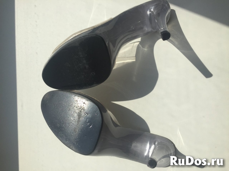 Босоножки сабо echo hollywood 39 размер силикон прозрачные платфо изображение 8