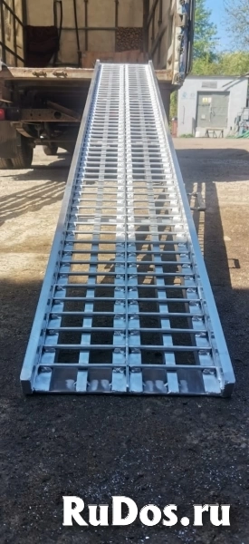 Аппарели для заезда миниэкскаватор на прицеп фотка